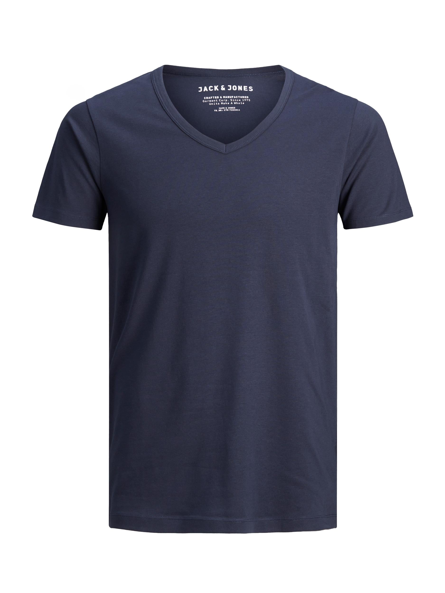 Navy Blue basic t shirt Jack Jones Mesbobettes