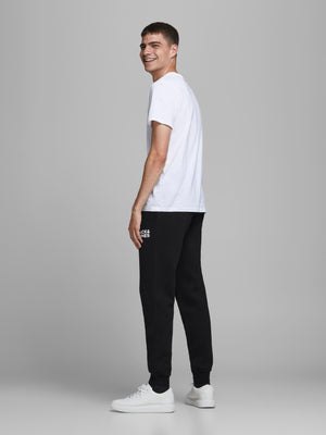 Pantalon de coton ouaté Jack & Jones Gordon Newsoft Noir