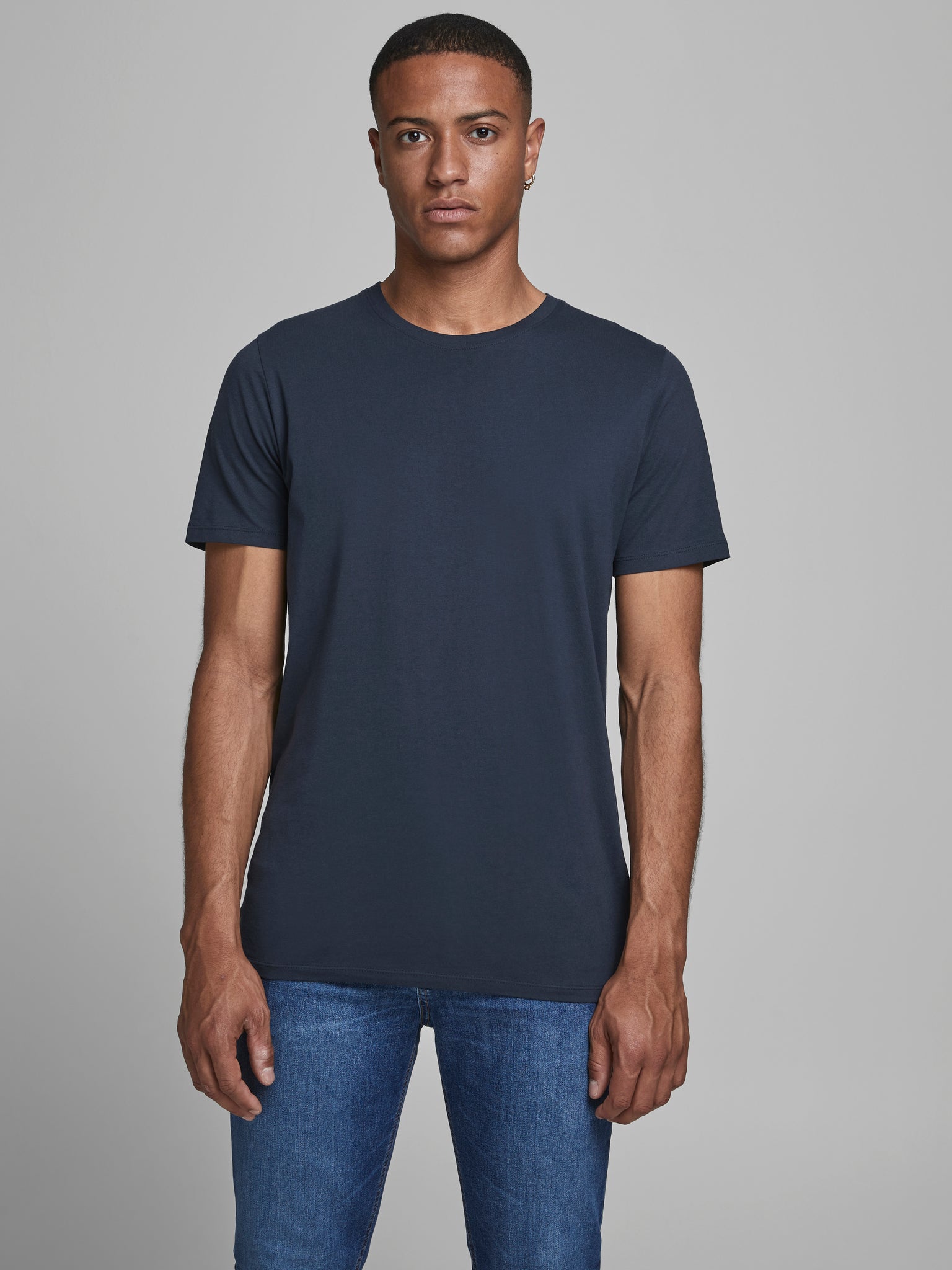 T-shirt Jack & Jones Organic Tee O-neck Navy Blazer