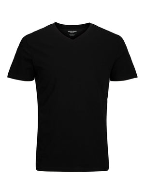 T-shirt Jack & Jones Organic Basic V-neck Black