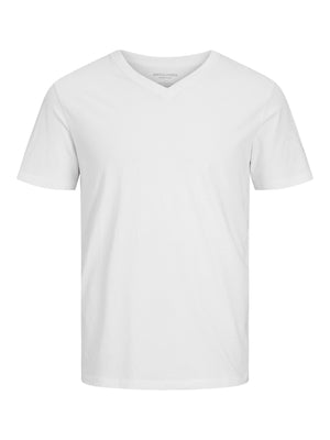Jack &amp; Jones Basic V-Neck NOOS T-shirt White