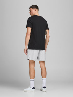 Jack &amp; Jones Stair Light Gray Melange Hoodie Shorts