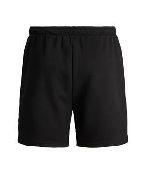 Short de coton ouaté Jack & Jones Stair noir