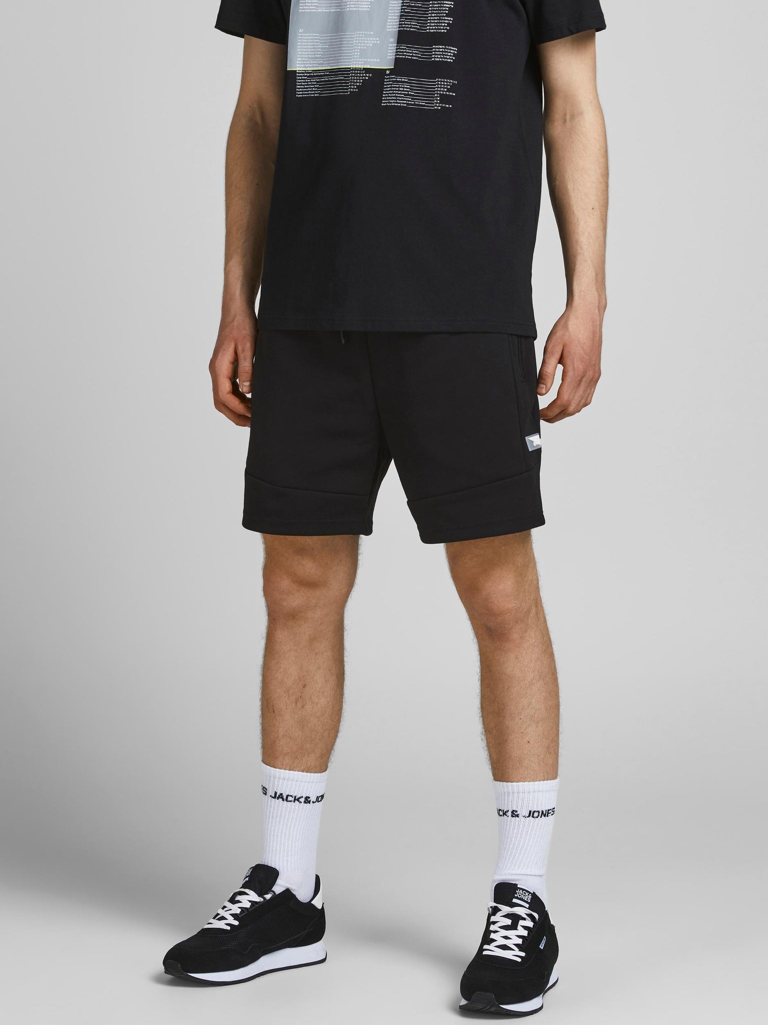 Jack &amp; Jones Stair Hoodie Shorts black