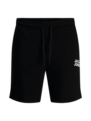 Short de coton ouaté Jack & Jones Newsoft noir