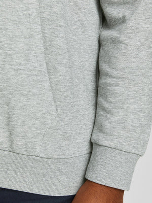 Chandail à capuchon Jack & Jones Soldier light grey melange
