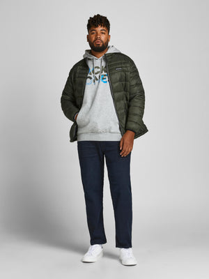 Chandail à capuchon Jack & Jones Soldier light grey melange