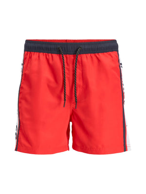 Maillot de bain Jack & Jones Akm Tape Flame Scarlet