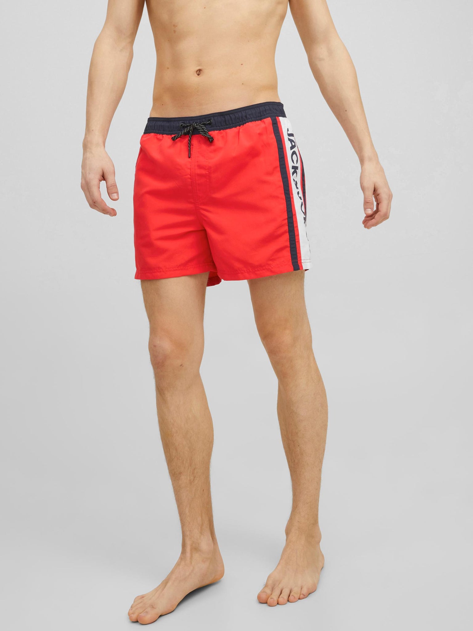 Swimsuit Jack &amp; Jones Akm Tape Flame Scarlet