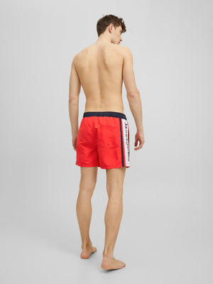 Swimsuit Jack &amp; Jones Akm Tape Flame Scarlet