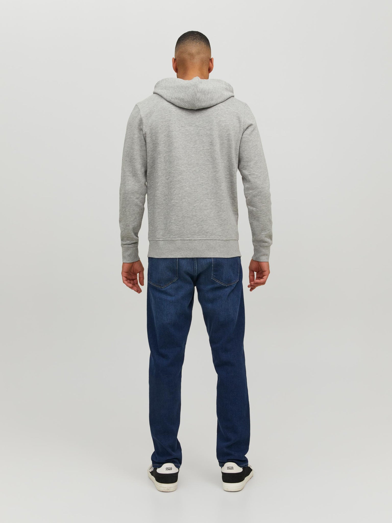 Chandail à capuchon Jack & Jones Stamp Grey