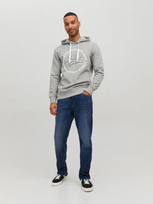 Chandail à capuchon Jack & Jones Stamp Grey