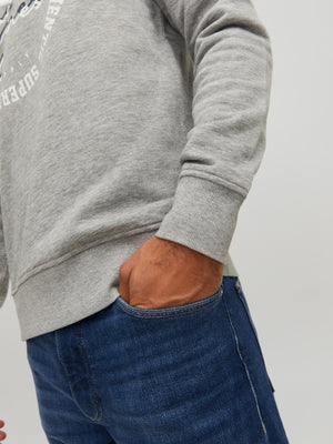 Chandail à capuchon Jack & Jones Stamp Grey