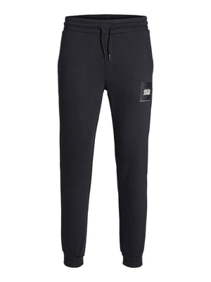 Pantalon de coton ouaté Jack & Jones Gordon Lock Black