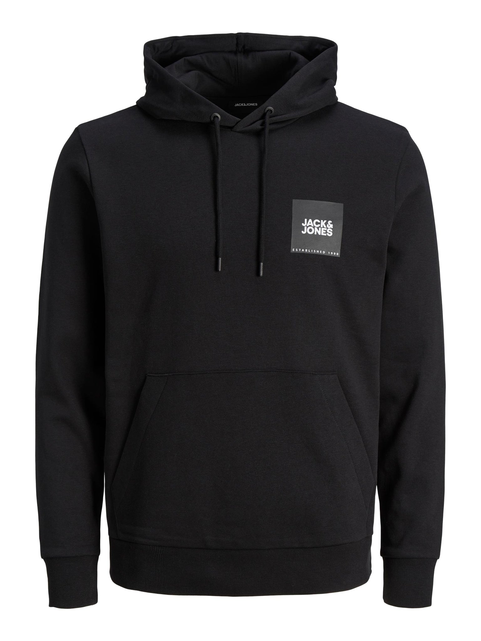 Chandail à capuchon Jack & Jones Lock Hood Noir