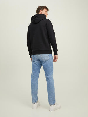Chandail à capuchon Jack & Jones Lock Hood Noir