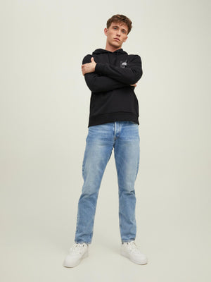 Chandail à capuchon Jack & Jones Lock Hood Noir