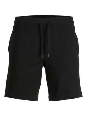 Short de coton ouaté Jack & Jones basic Nafa Noir