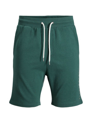 Short de coton ouaté Jack & Jones Ifont Trekking Green