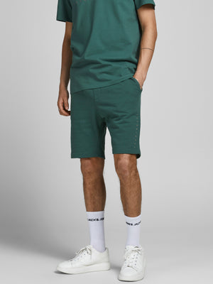 Jack &amp; Jones Ifont Trekking Green Hoodie Shorts