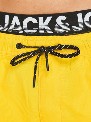 Maillot de bain Jack & Jones Akm Double Wb Minion Yellow