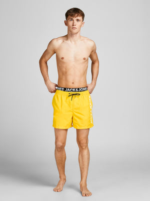 Maillot de bain Jack & Jones Akm Double Wb Minion Yellow