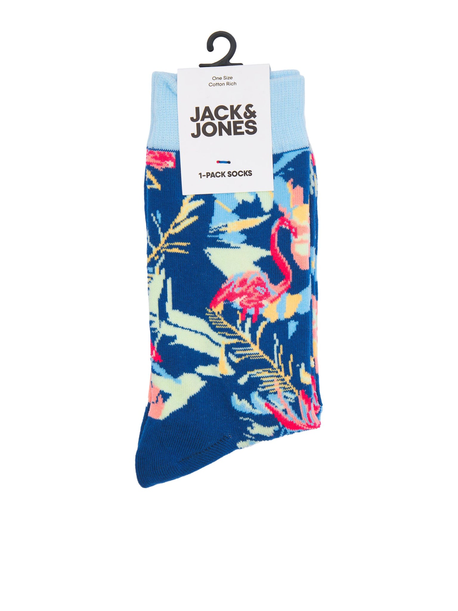 Paire de chaussettes Jack & Jones Bird Flower Blue lolite