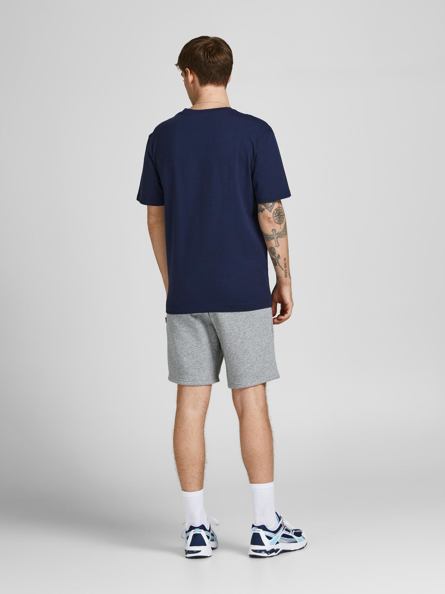 Jack &amp; Jones Star Gray Sweatshirt Shorts