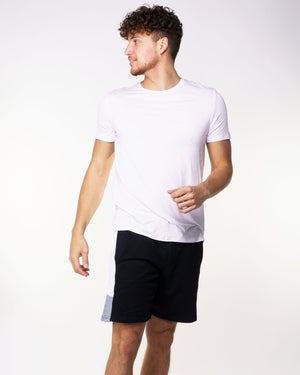 Short de coton ouaté Jack & Jones logo blocking noir