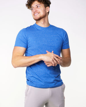 Jack &amp; Jones classic blue round neck T-shirt