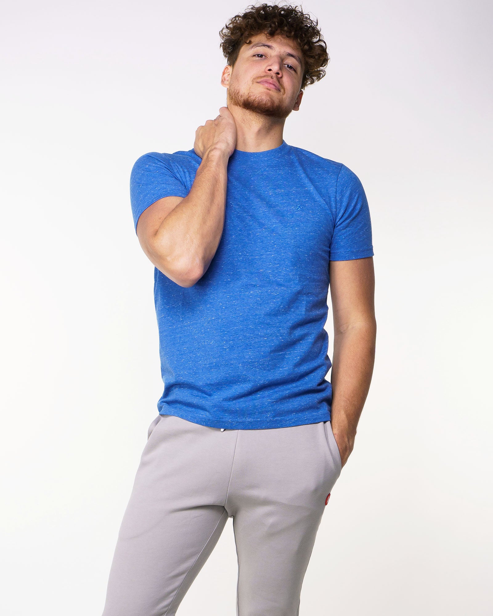 T-shirt Jack & Jones classic blue col rond