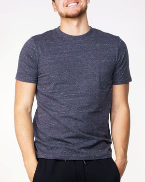 T-shirt Jack & Jones grey melange col rond