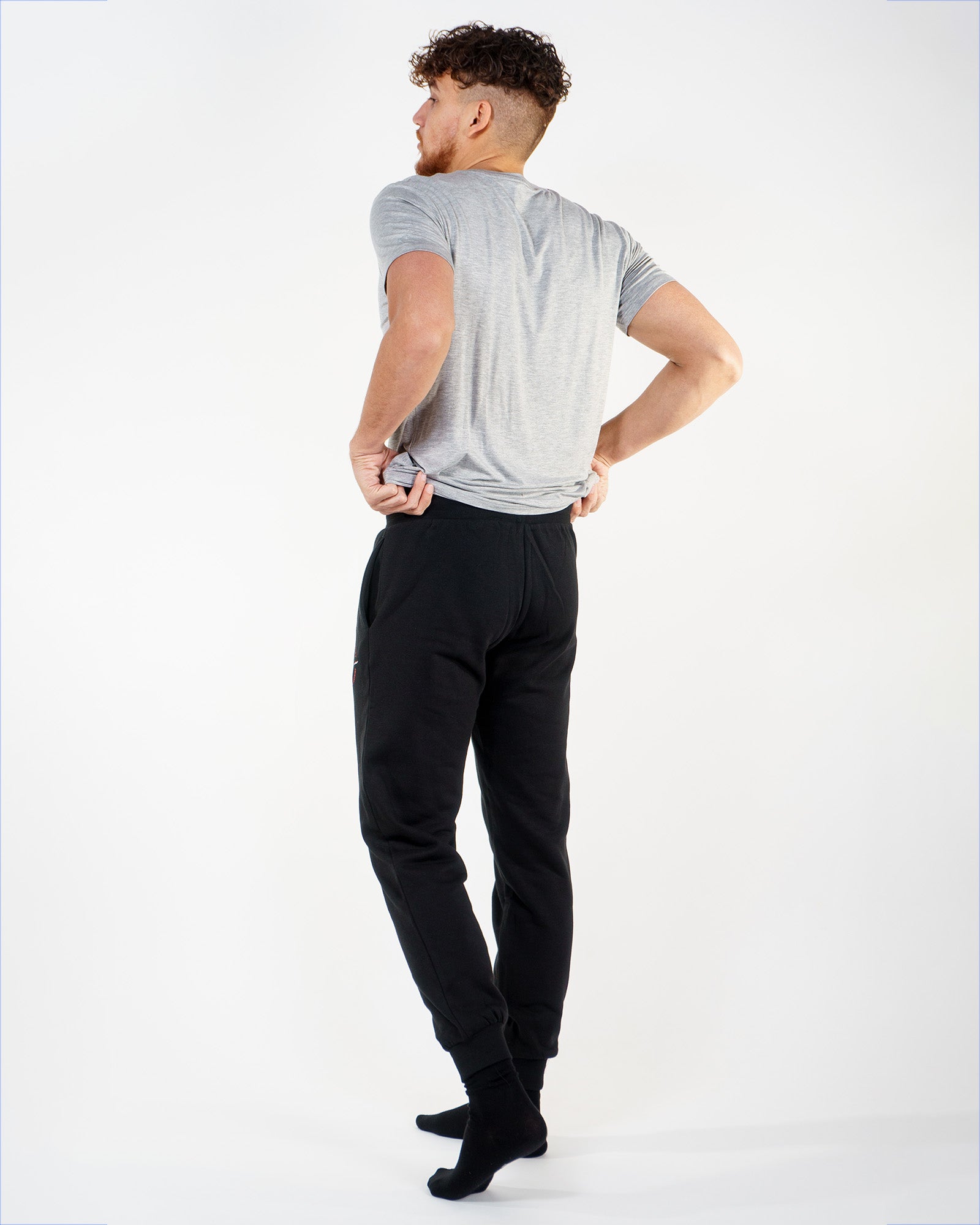 Pantalon de coton ouaté Jack & Jones Gordon Stamp Nafa