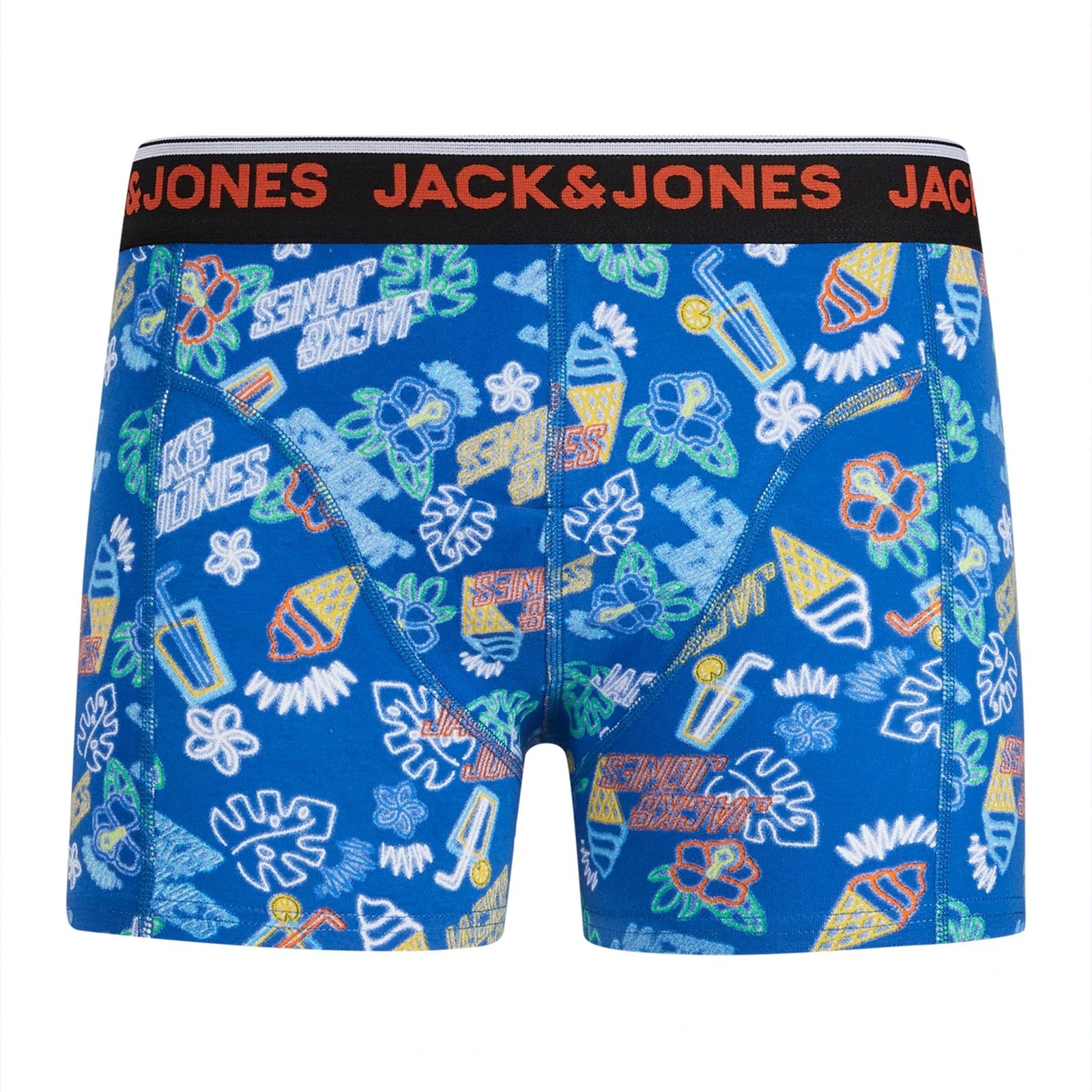 Boxer court Jack & Jones Neon Tropical Classic Blue