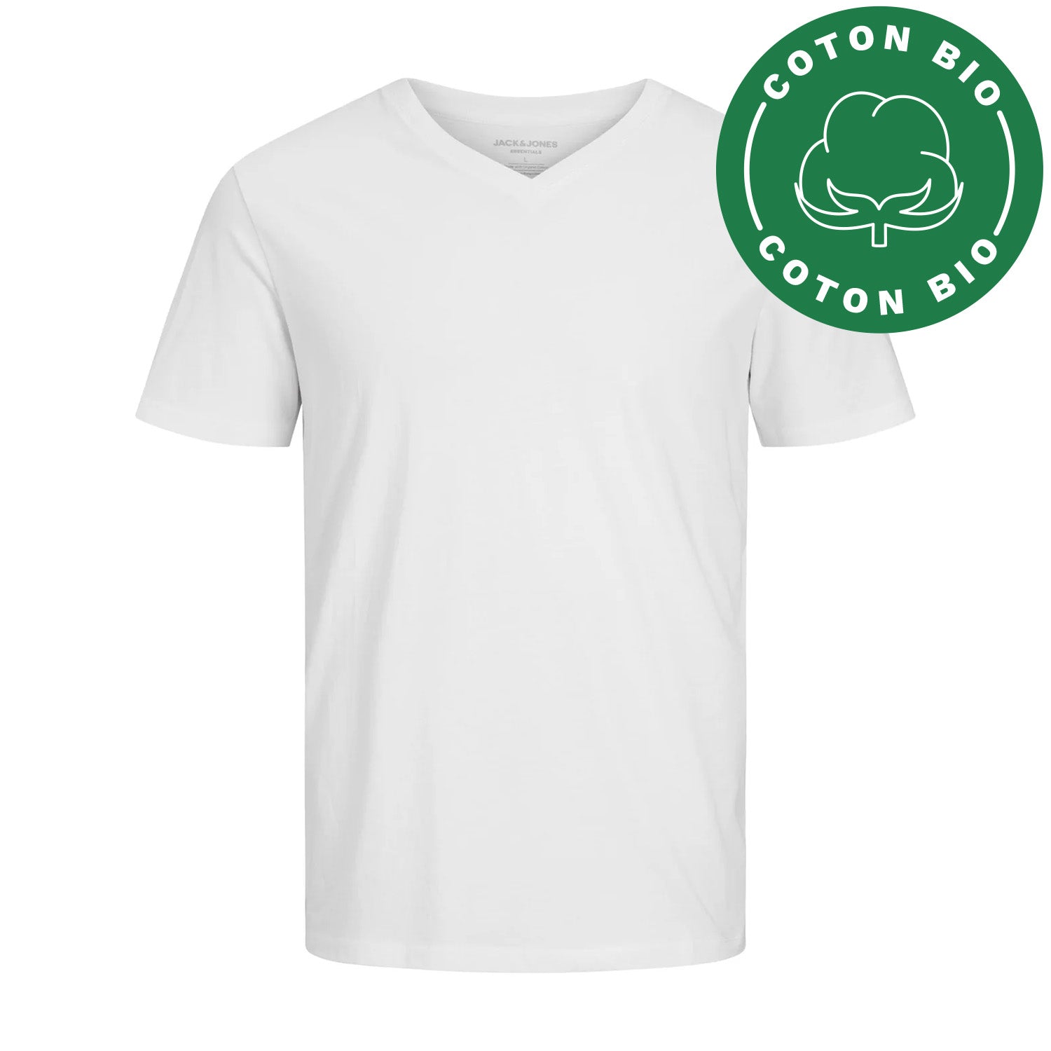 Jack &amp; Jones Basic V-Neck NOOS T-shirt White