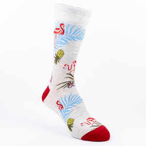 Paire de chaussettes Jack & Jones Flower Bird Light Grey melange