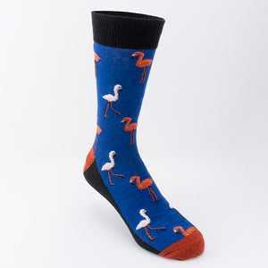 Paire de chaussettes Jack & Jones Summer Flamingo Galaxy Blue