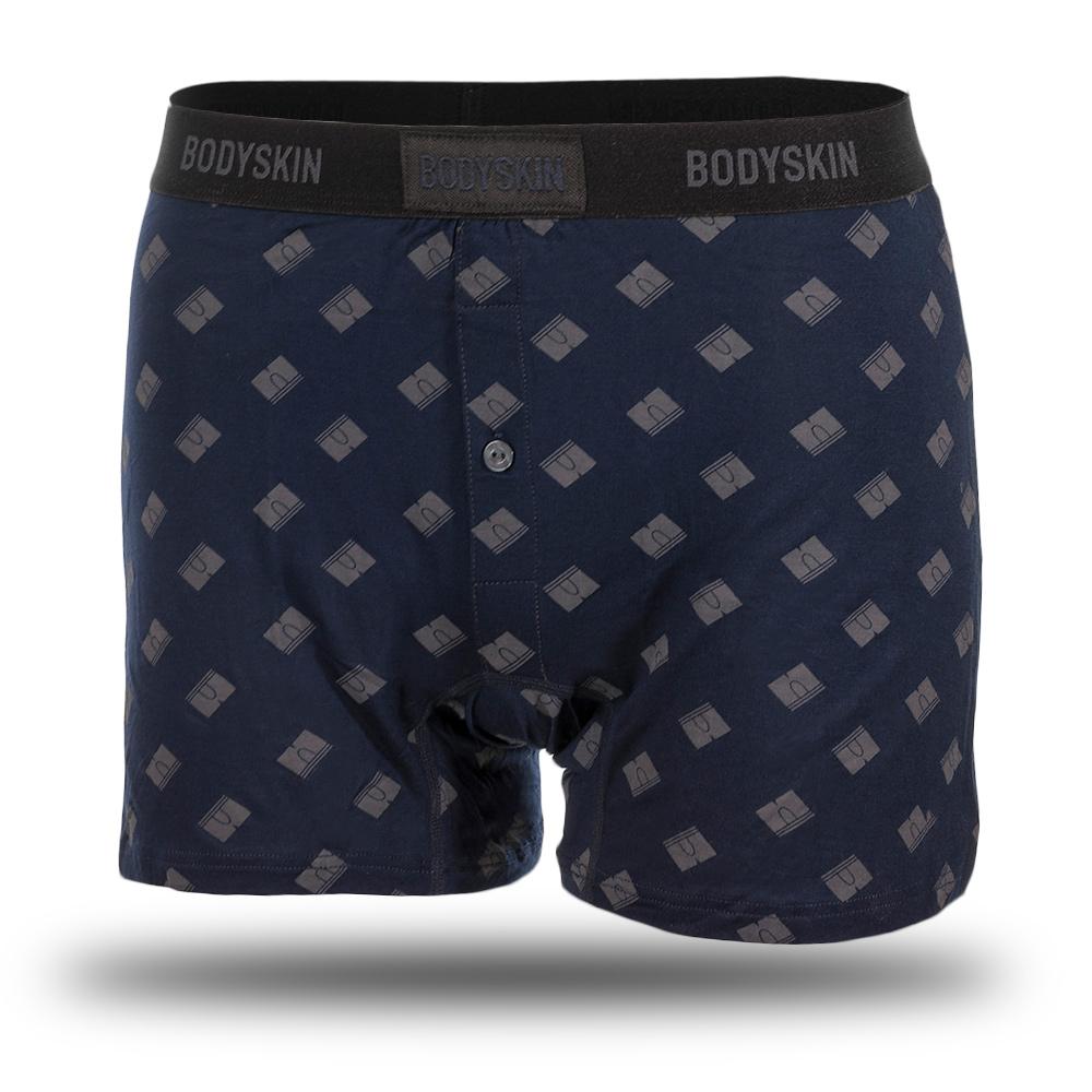 Boxer Bodyskin Lucky lousse logo bleu marin