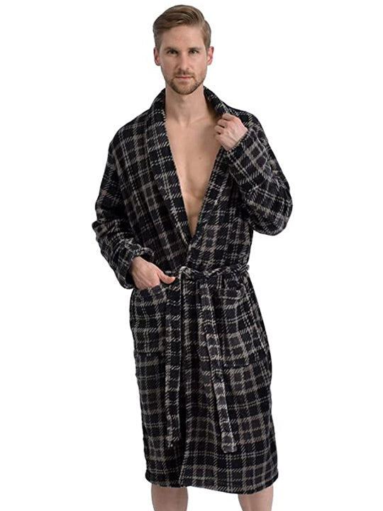 Shawl Dressing Gown | boohooMAN UK