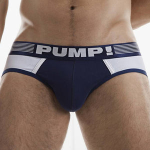 Pump! - Brief : Navy Ribbed