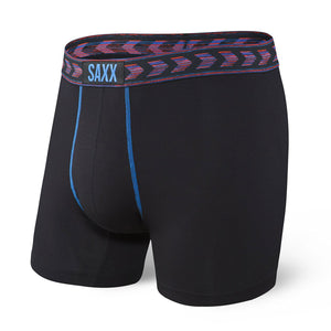 Boxer Saxx Vibe Black Spacedye Chevron