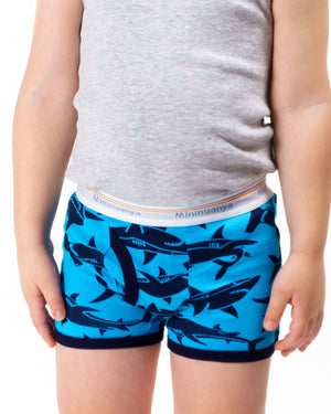 Boxer Mininuanya Kids Requins bleus