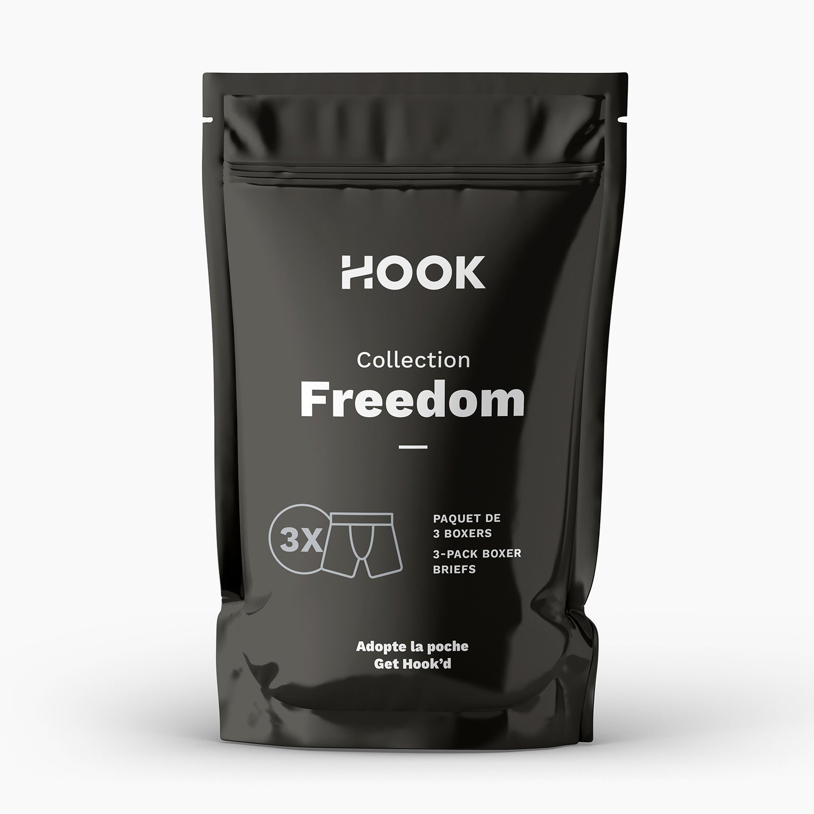 Hook Freedom - pack de 3 boxers sélectionnés