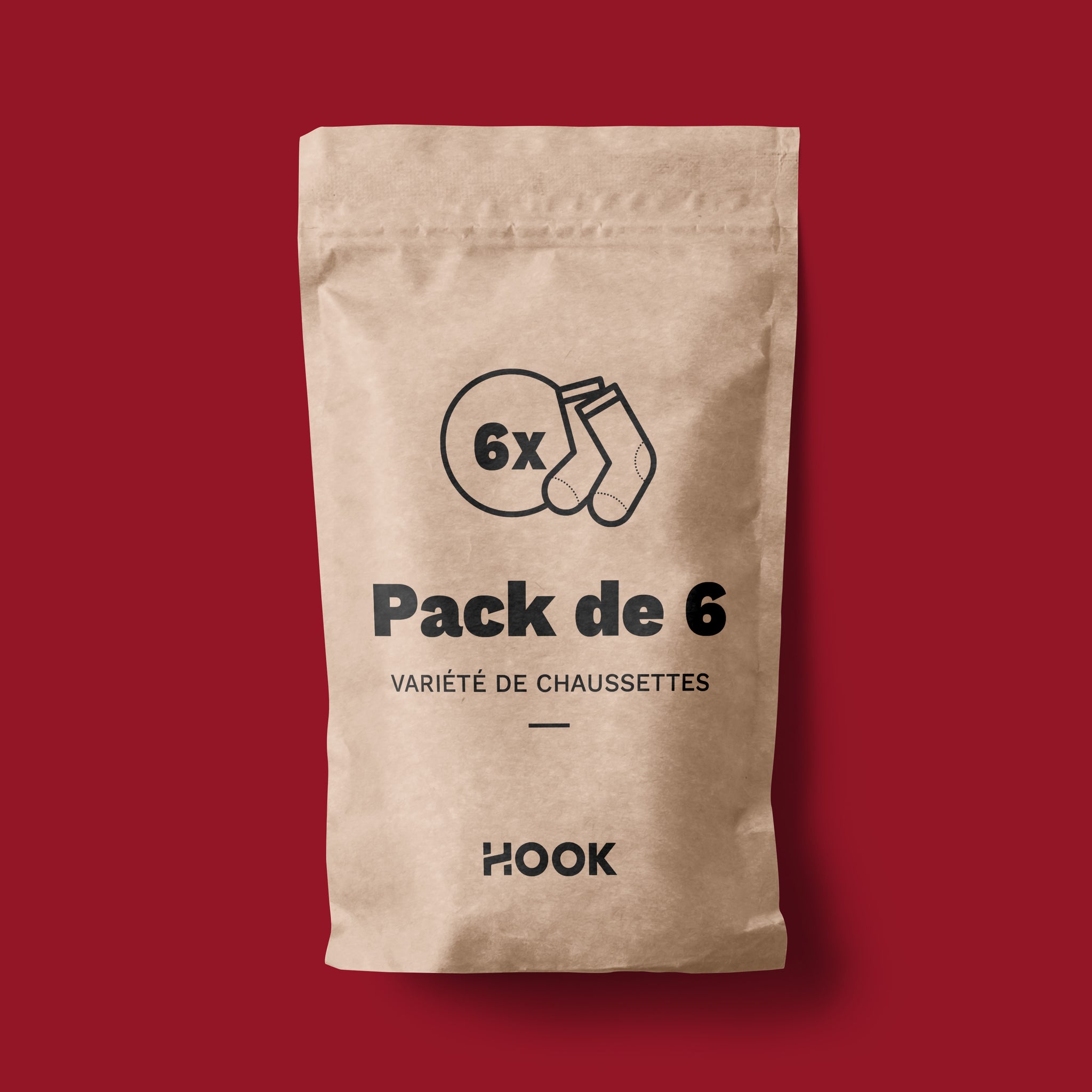 Hook Underwear : 6 packs de chaussettes