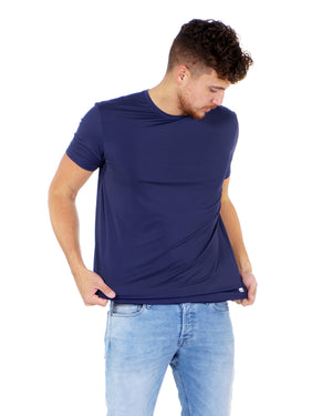 T-shirt Nu Crisp microfibre bleu marin