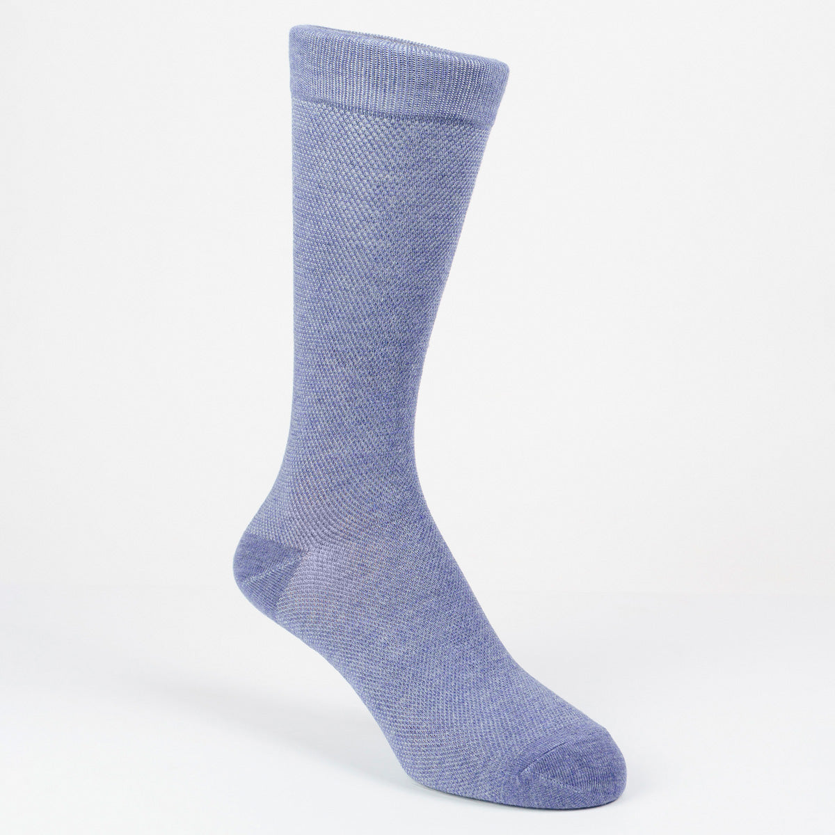 Nu Bamboo Crew Sock - Indigo Tiny Dots