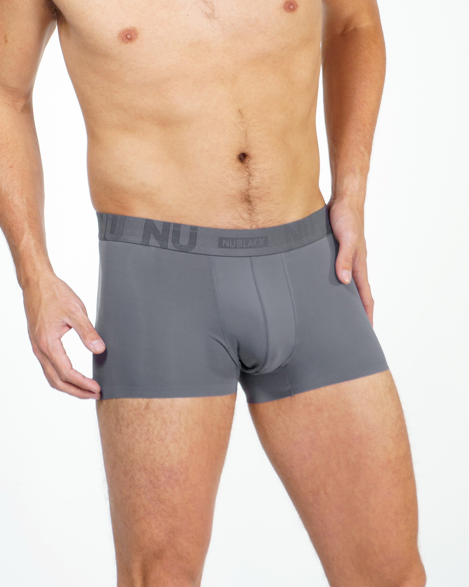 Boxer court Nu Crisp gris