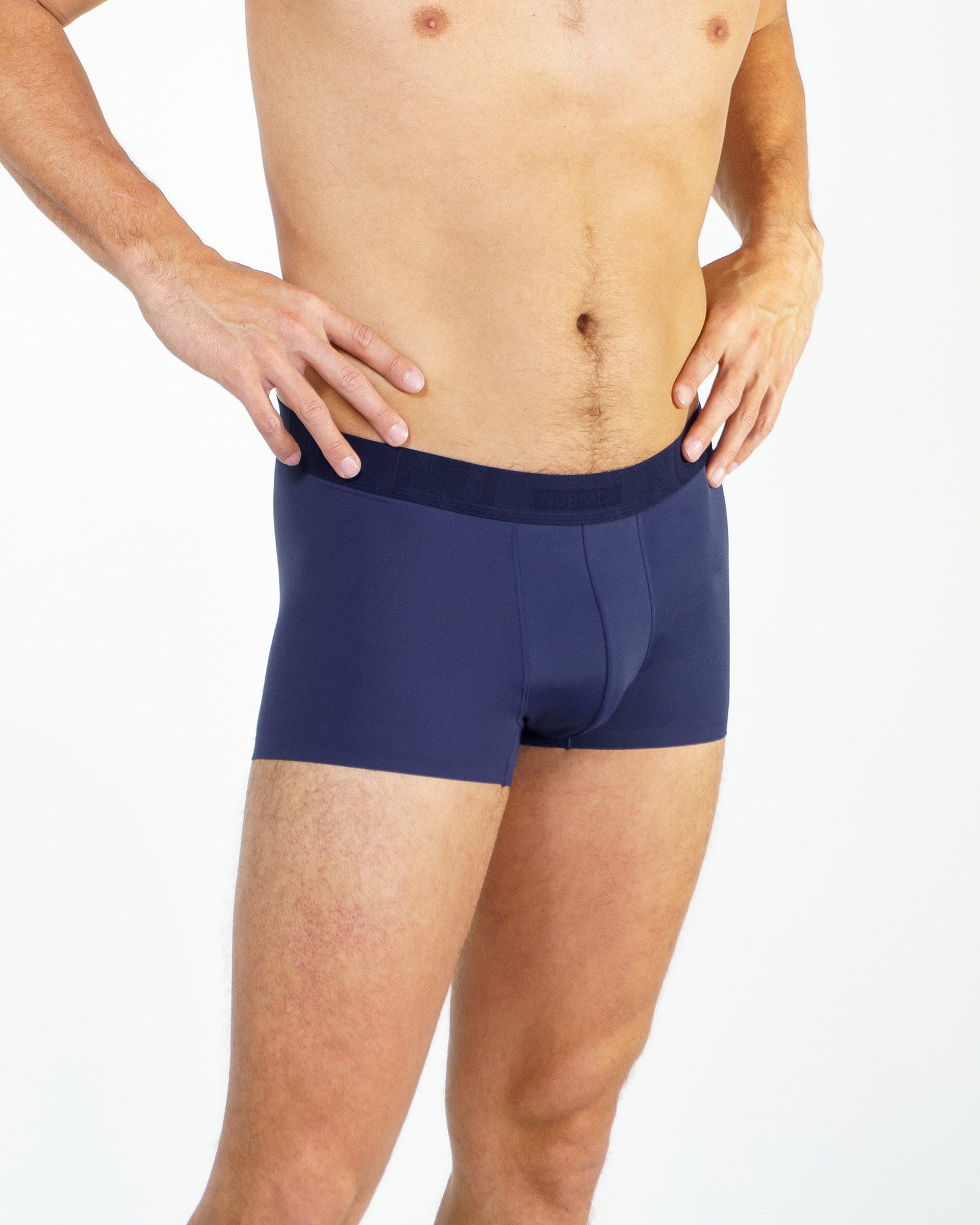 Boxer court Nu Crisp bleu marin