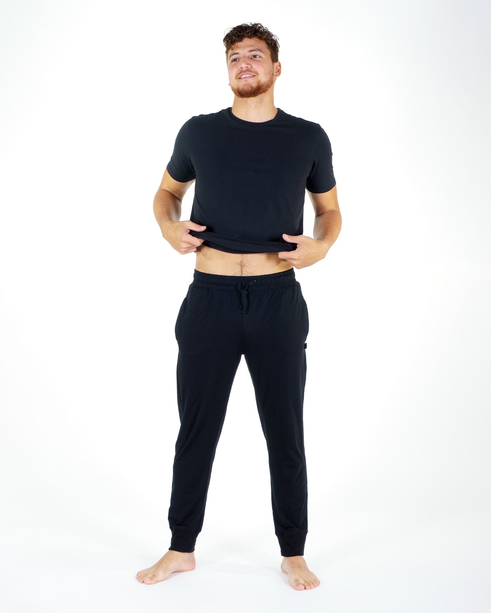 Pantalon Nu Perfect en Coton Noir