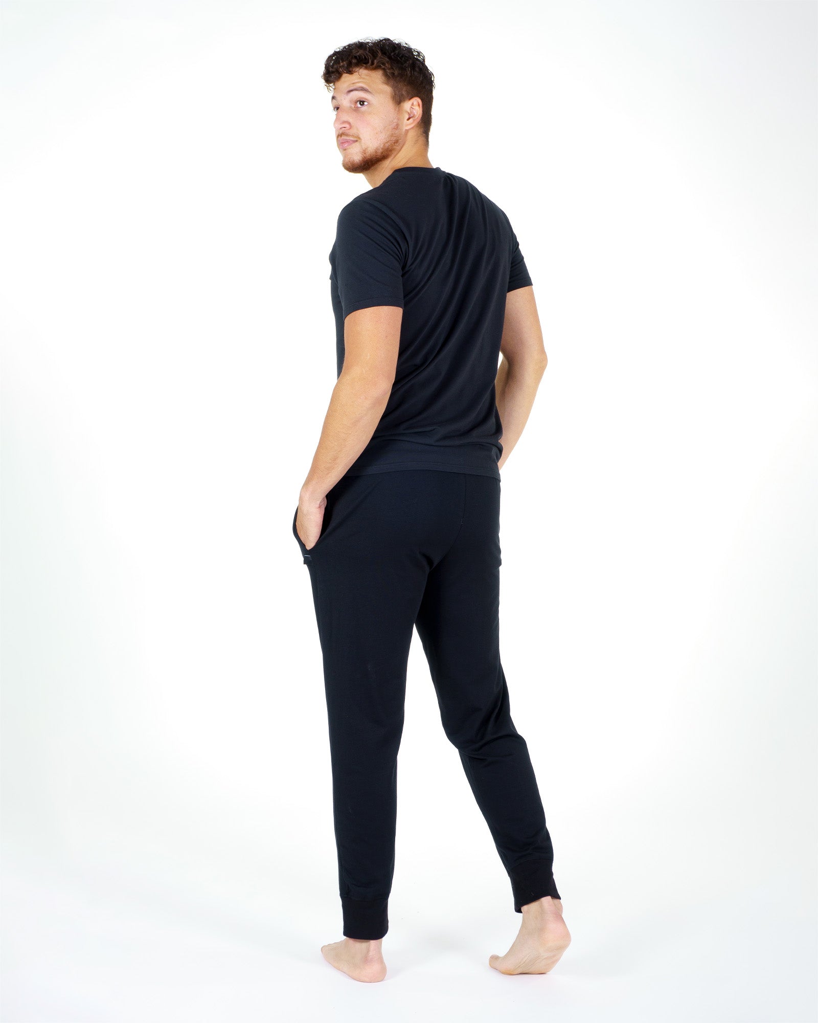 Pantalon Nu Perfect en Coton Noir